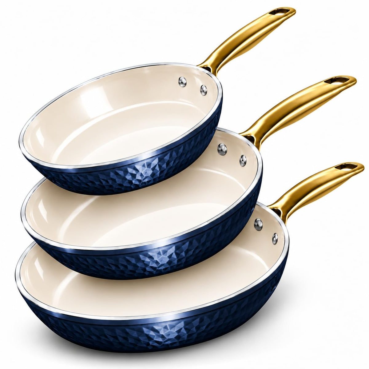 3-Piece Nonstick Cookware Set