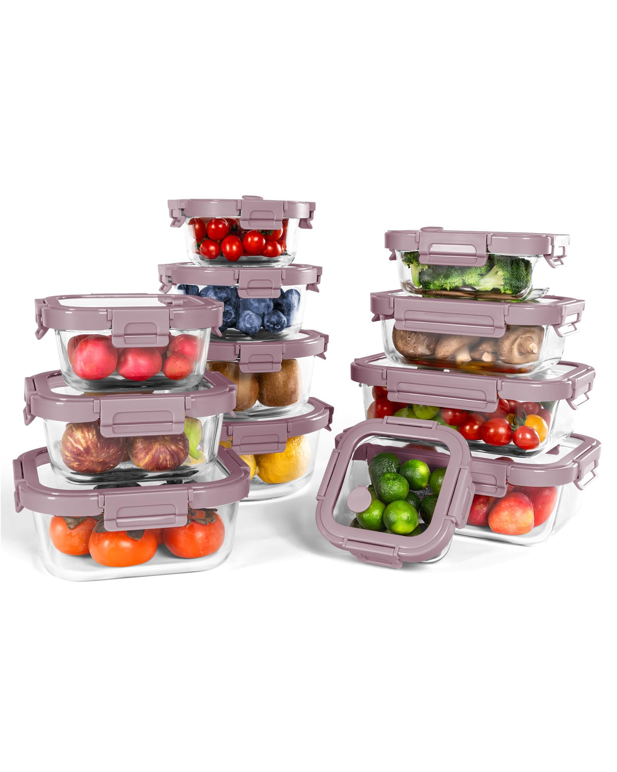 Airtight Glass Food Storage Containers With Lids