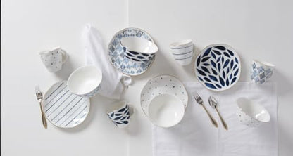 Blue Bay Porcelain Dinnerware and Serveware Collection
