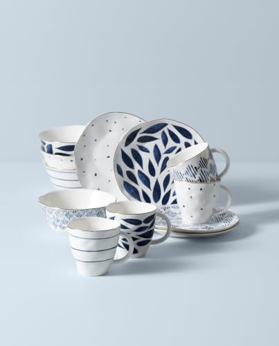 Blue Bay Porcelain Dinnerware and Serveware Collection