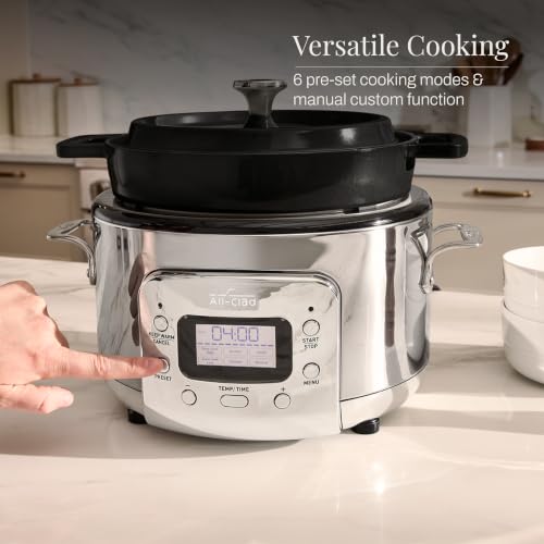 7-in-1 Stainless Steel Electric Slow Cooker