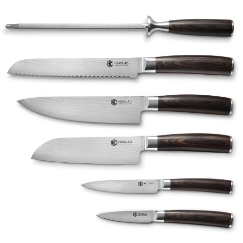 Japanese Damascus Stainless Steel Knife Set