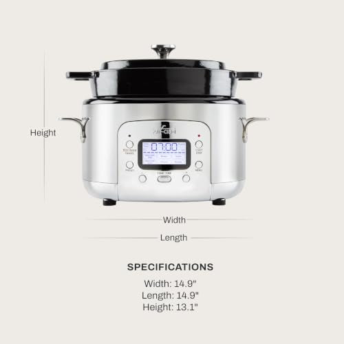 7-in-1 Stainless Steel Electric Slow Cooker