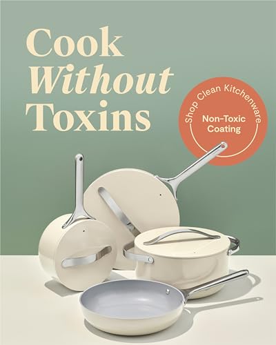 Ceramic Nonstick Cookware Set With Storage