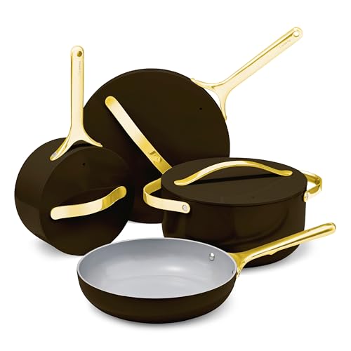 Ceramic Nonstick Cookware Set With Storage