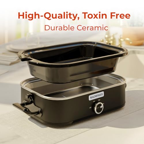 4-Quart Slow Cooker With Casserole and Warm Setting
