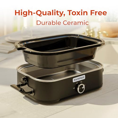 4-Quart Slow Cooker With Casserole and Warm Setting