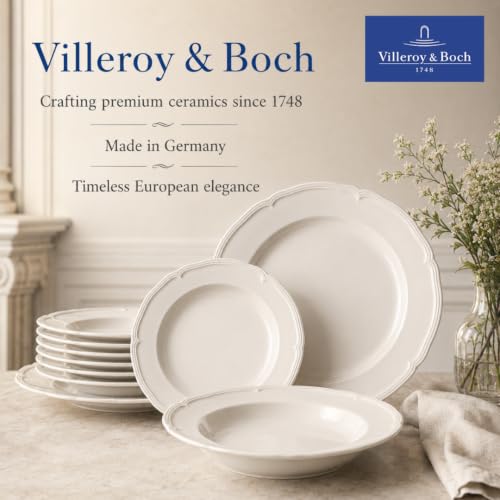 18-Piece Cream White Dinnerware Set for Six