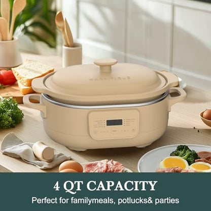 8-in-1 4-Quart Programmable Claypot Multi-Cooker