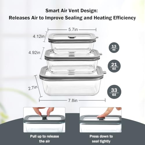 12-Piece Glass Food Storage Container Set
