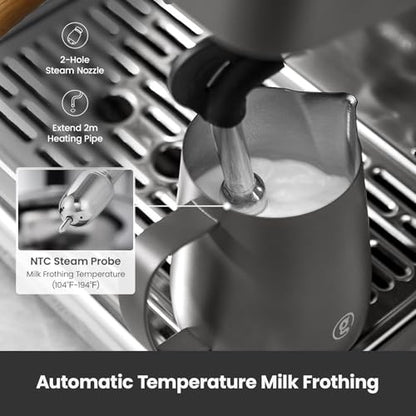 Owl Professional Espresso Machine With Steam Wand