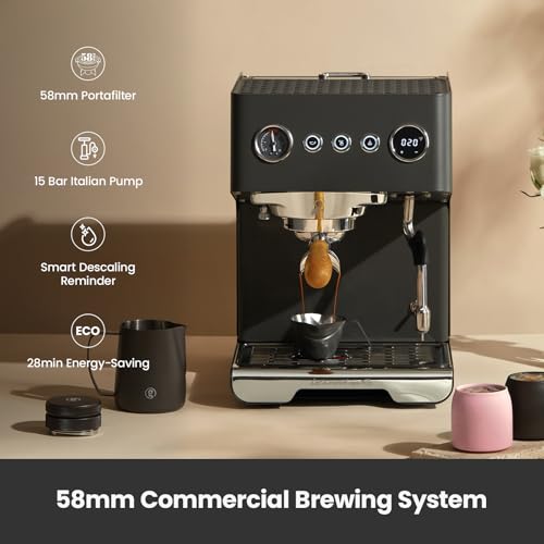 Owl Professional Espresso Machine With Steam Wand