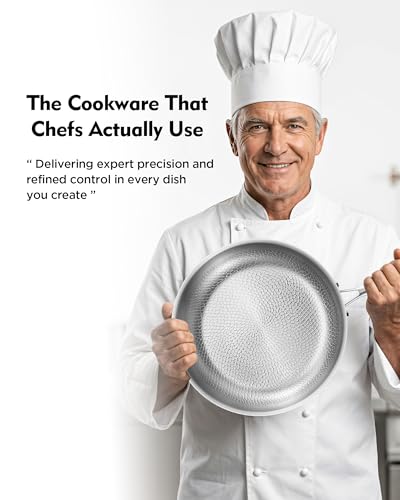 Titanium Nonstick Frying Pan With Glass Lid