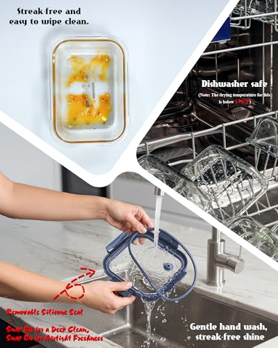 Airtight Glass Food Storage Containers With Lids