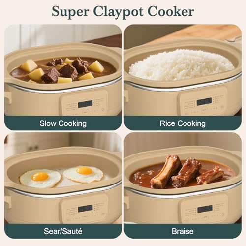 8-in-1 4-Quart Programmable Claypot Multi-Cooker