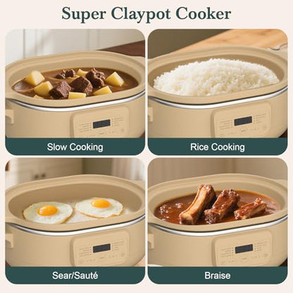 8-in-1 4-Quart Programmable Claypot Multi-Cooker