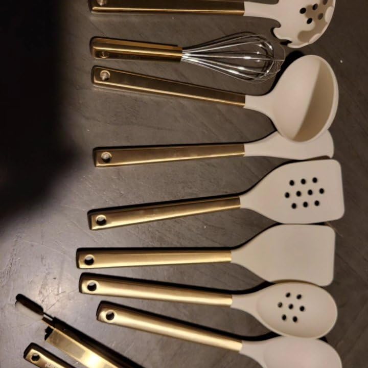10-Piece Matte Black Silicone Kitchen Utensil Set