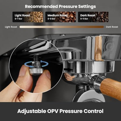 Owl Professional Espresso Machine With Steam Wand