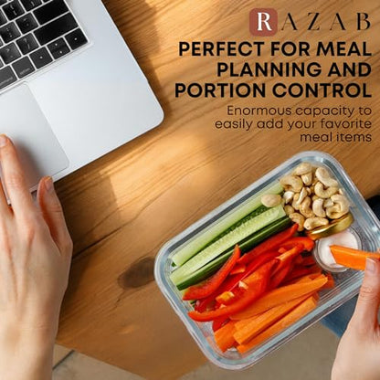30-Piece Glass Food Storage Container Set