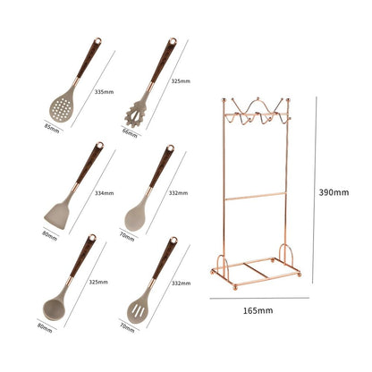 7-Piece Heat-Resistant Silicone Kitchen Utensil Set