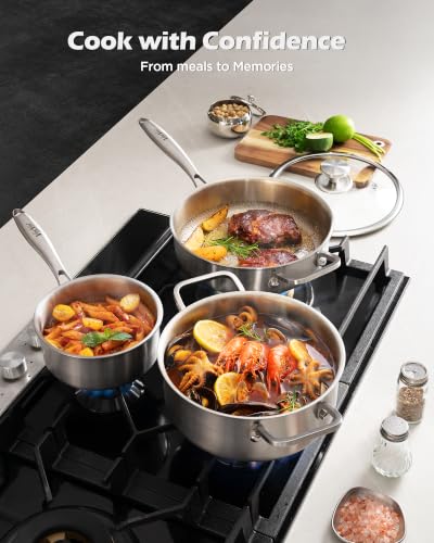 Titanium Nonstick Frying Pan With Glass Lid