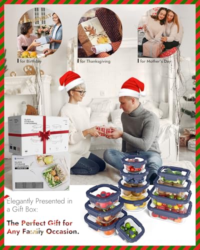 Airtight Glass Food Storage Containers With Lids