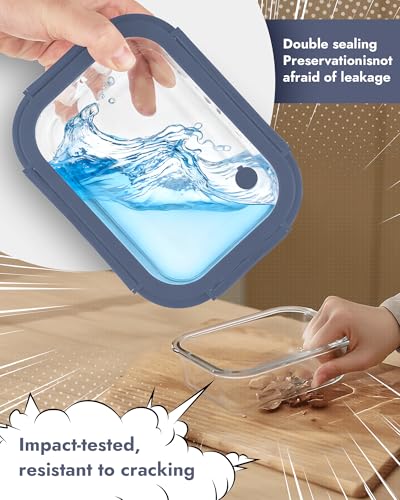 Airtight Glass Food Storage Containers With Lids