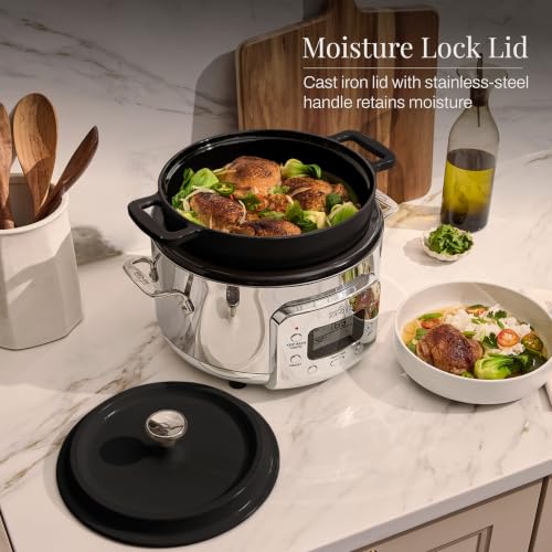 7-in-1 Stainless Steel Electric Slow Cooker