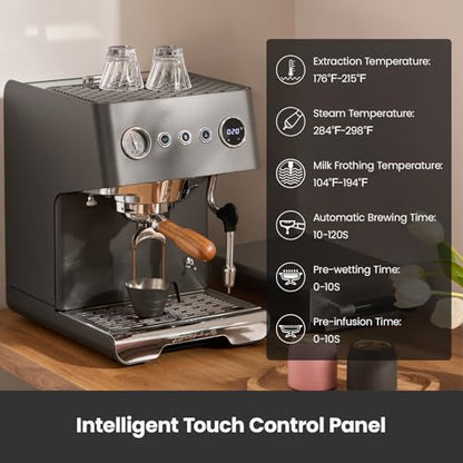 Owl Professional Espresso Machine With Steam Wand