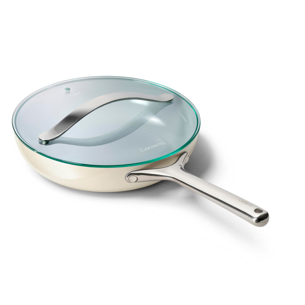 Ceramic Nonstick Frying Pan Set With Glass Lids