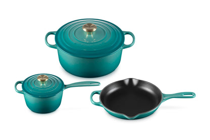 Le Creuset Enameled Cast Iron Signature Cookware Set