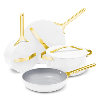 Ceramic Nonstick Cookware Set With Storage