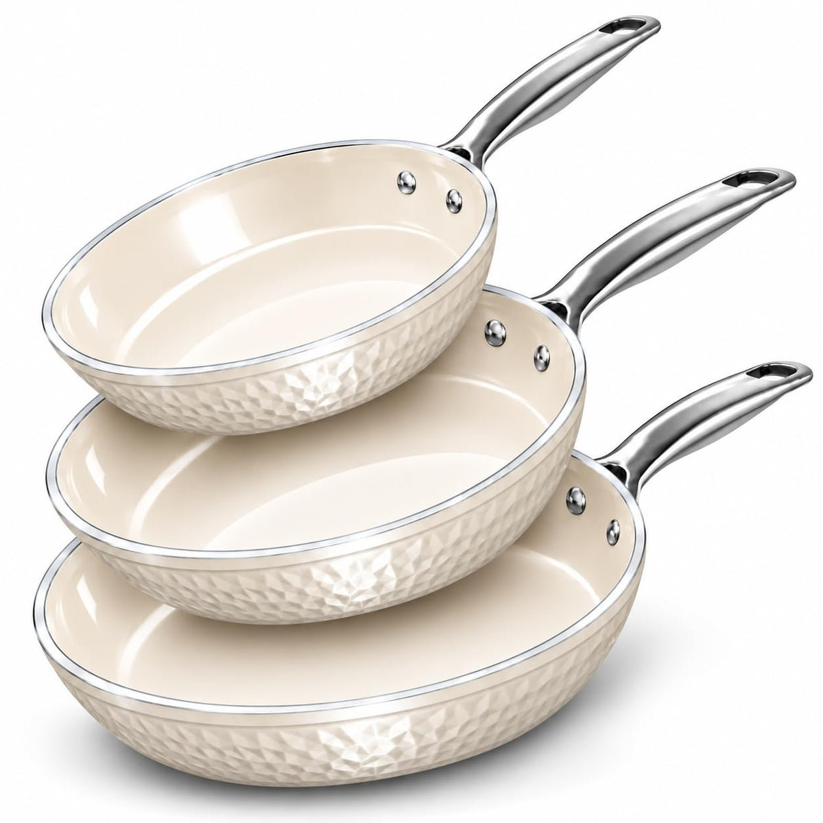 3-Piece Nonstick Cookware Set