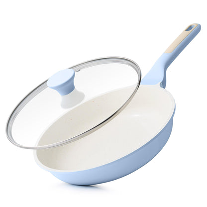 Nonstick Chef Frying Pan With Glass Lid