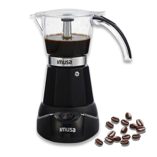 Electric Cuban Espresso Maker With Compact Design