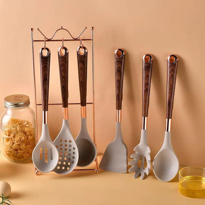 7-Piece Heat-Resistant Silicone Kitchen Utensil Set