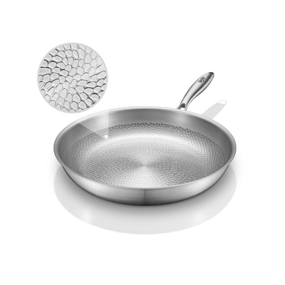Titanium Nonstick Frying Pan With Glass Lid