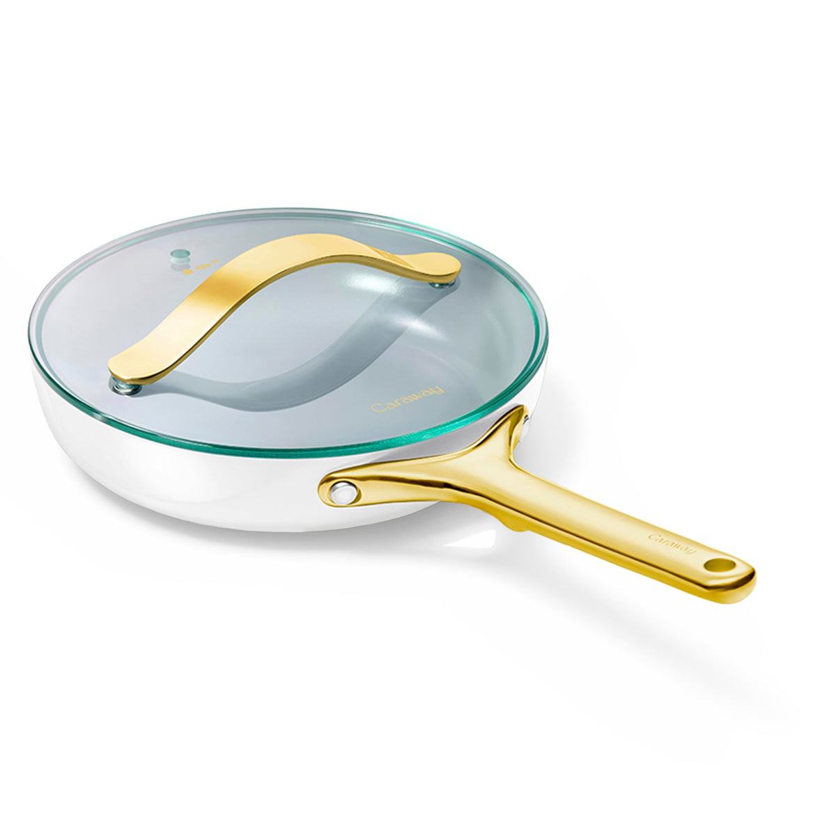 Ceramic Nonstick Frying Pan Set With Glass Lids