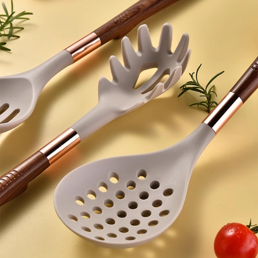 7-Piece Silicone Utensil Set for Nonstick Cookware