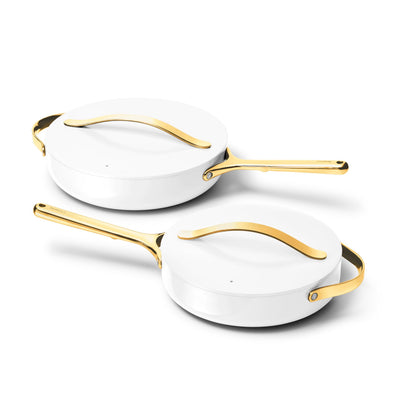 Ceramic Nonstick Sauté Pan With Stainless Handle