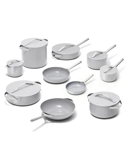 Ceramic Nonstick Cookware Set With Storage