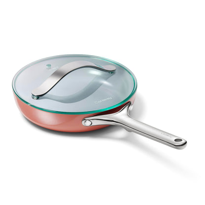 Ceramic Nonstick Frying Pan Set With Glass Lids
