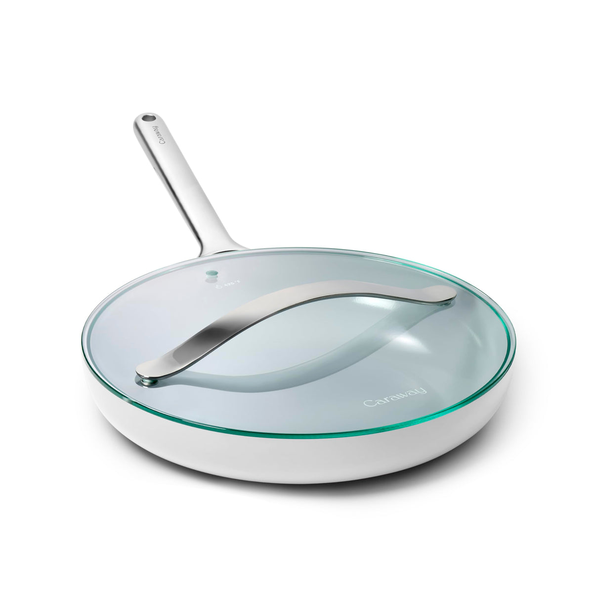 Ceramic Nonstick Frying Pan Set With Glass Lids