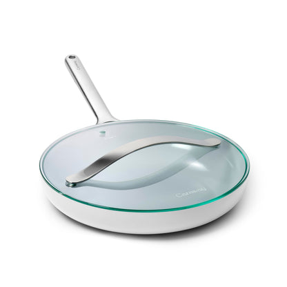 Ceramic Nonstick Frying Pan Set With Glass Lids