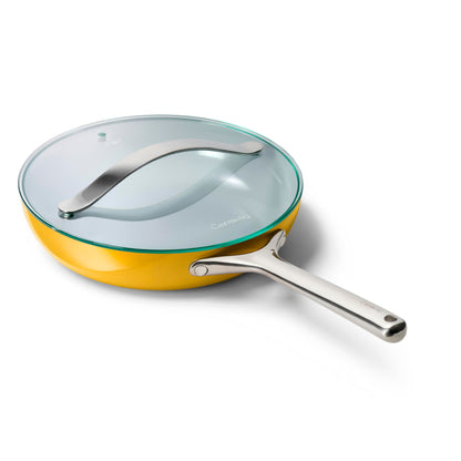 Ceramic Nonstick Frying Pan Set With Glass Lids