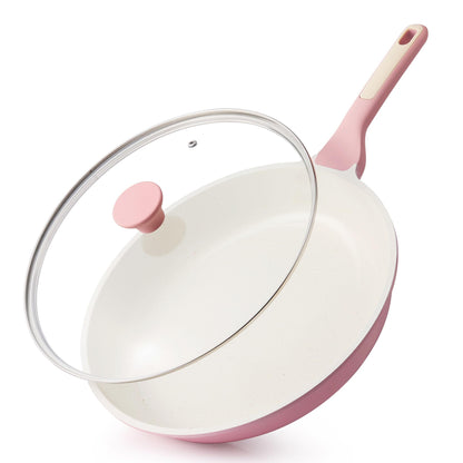 Nonstick Chef Frying Pan With Glass Lid