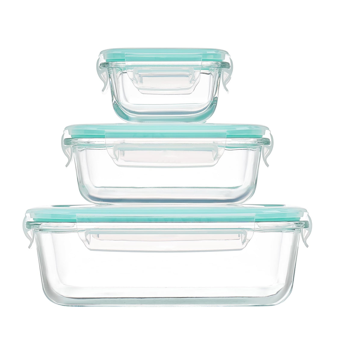 8-Piece Glass Food Storage Container Set
