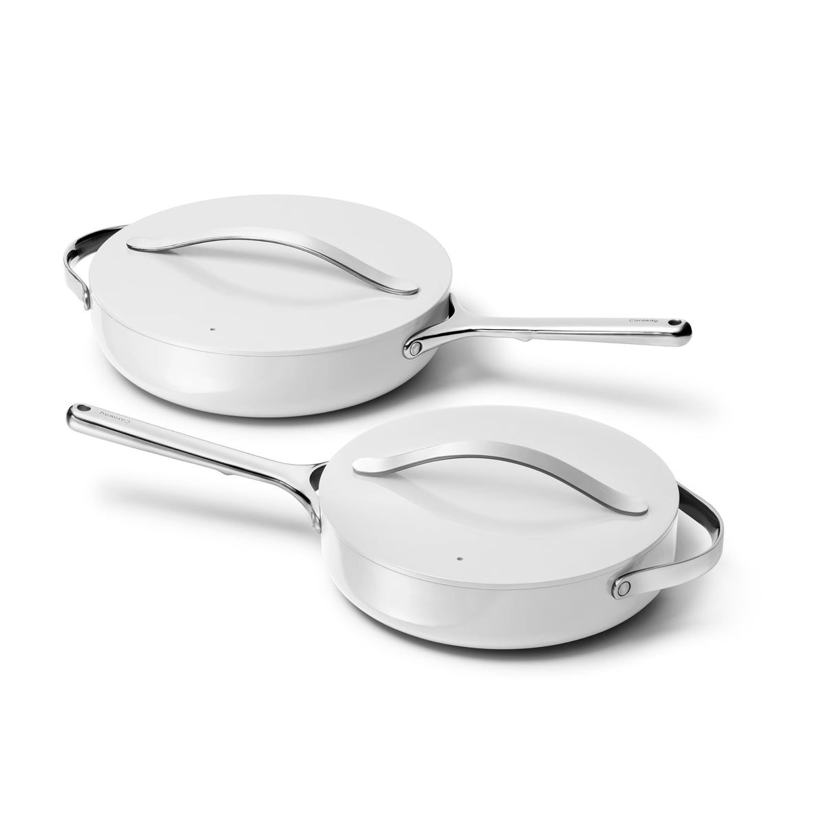 Ceramic Nonstick Sauté Pan With Stainless Handle