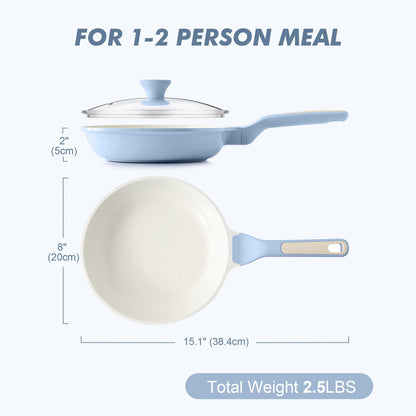 Nonstick Chef Frying Pan With Glass Lid