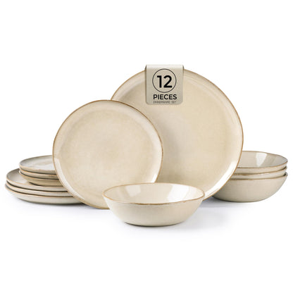 Reactive Glaze Stoneware Dinnerware Set